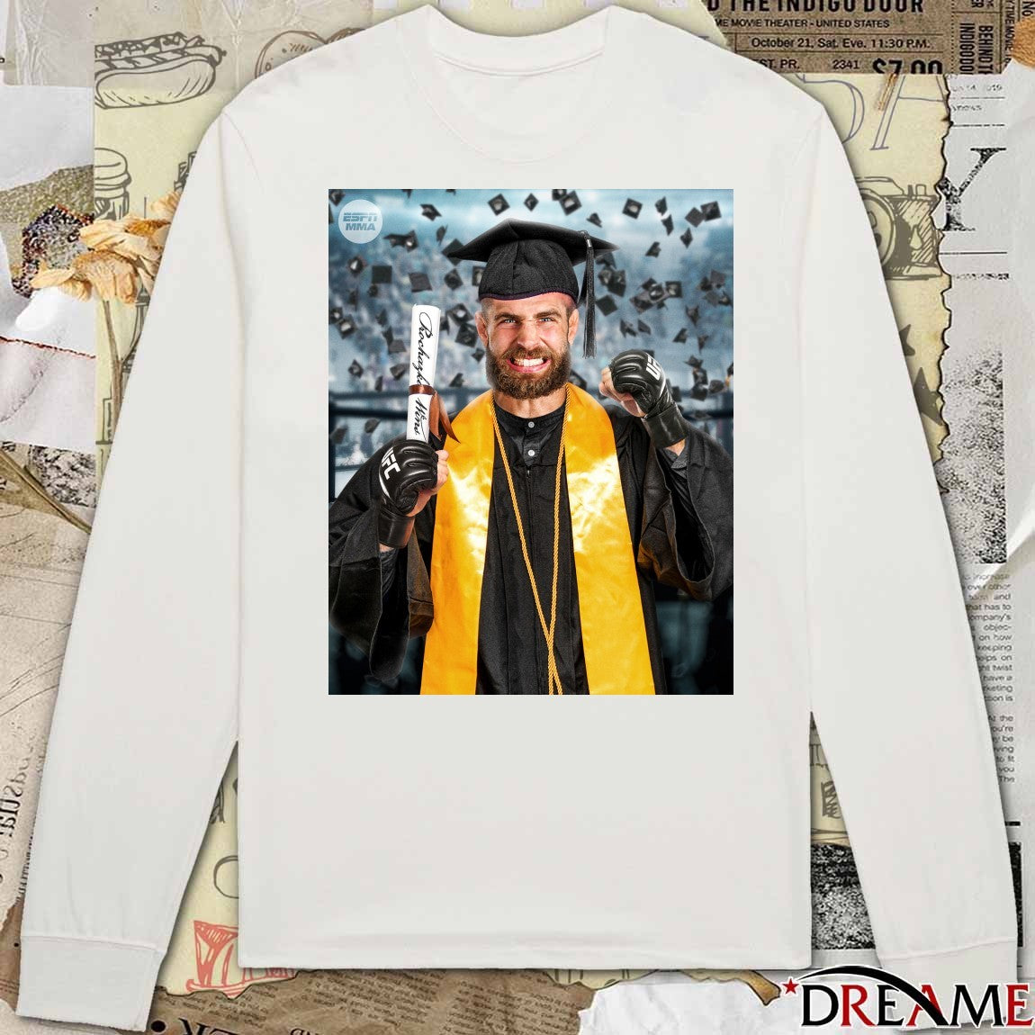 Jiri Prochazka Master’s Degree At University UFC 320 ESPN MMA Poster t-shirt