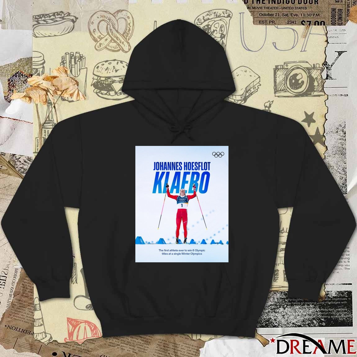 Johannes Hoesflot Klafbo Mahocorti 11 Craft The First Athlete Ever To Win 6 Olympic Titles At A Single Winter Olympics t-shirt