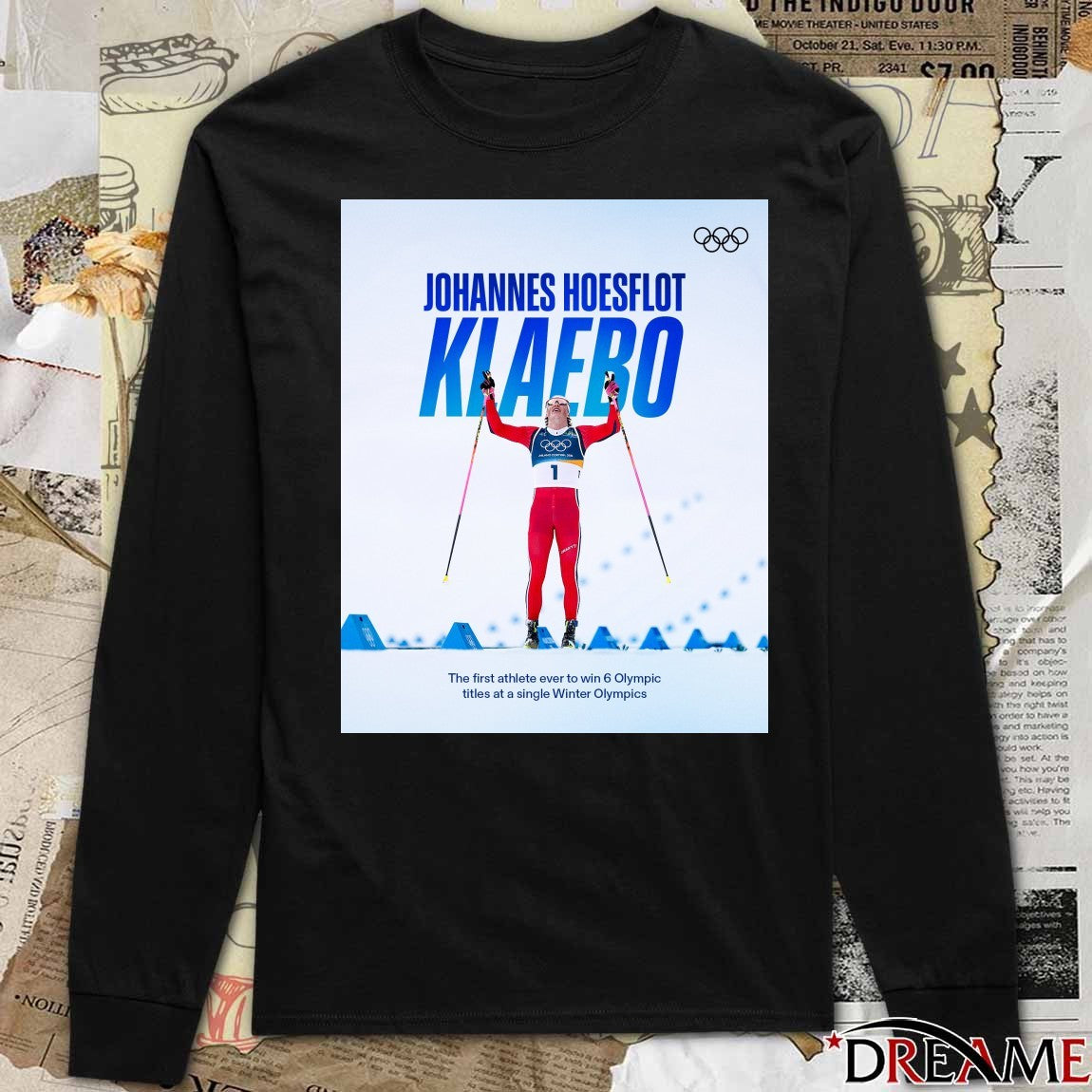 Johannes Hoesflot Klafbo Mahocorti 11 Craft The First Athlete Ever To Win 6 Olympic Titles At A Single Winter Olympics t-shirt