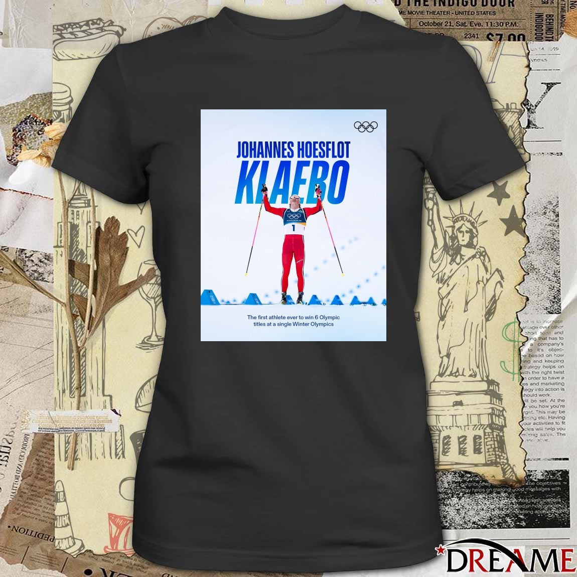 Johannes Hoesflot Klafbo Mahocorti 11 Craft The First Athlete Ever To Win 6 Olympic Titles At A Single Winter Olympics t-shirt