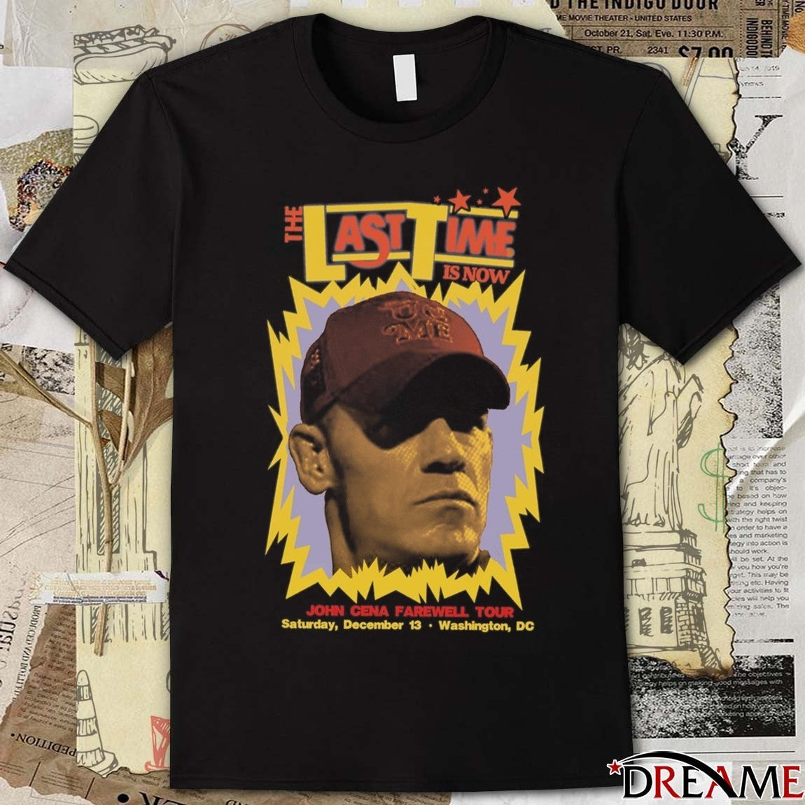 John Cena Farewell Tour The Last Time Is Now December 13 2025 Washington DC t-shirt