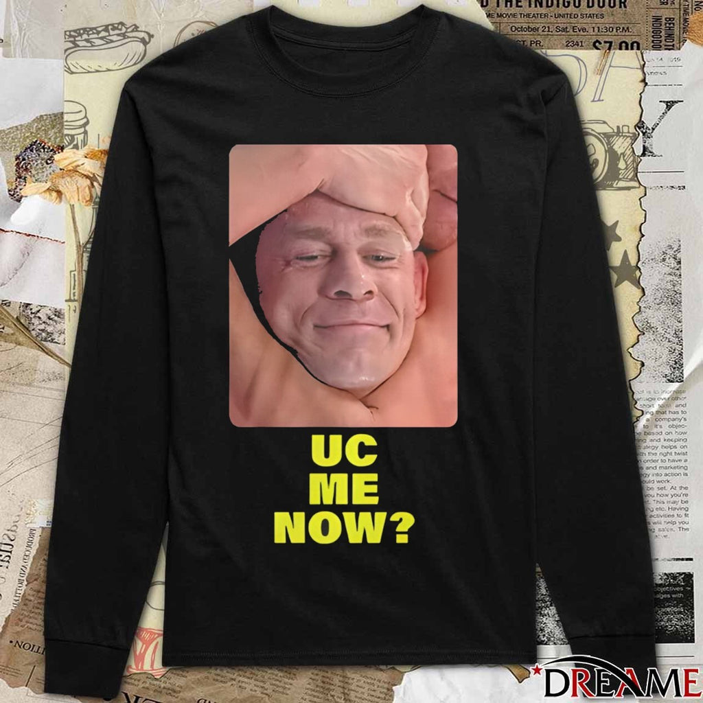 John Cena Final Match Smiling UC Me Now 2025 t-shirt