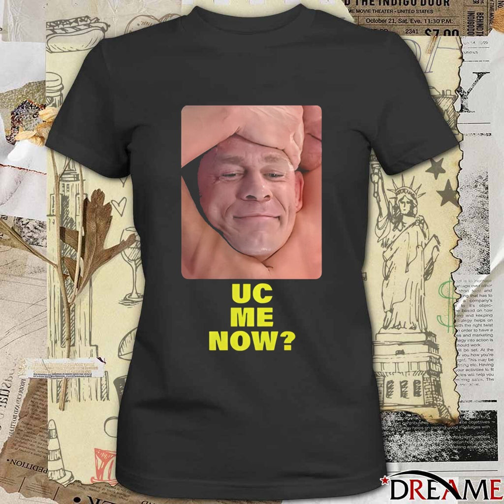 John Cena Final Match Smiling UC Me Now 2025 t-shirt