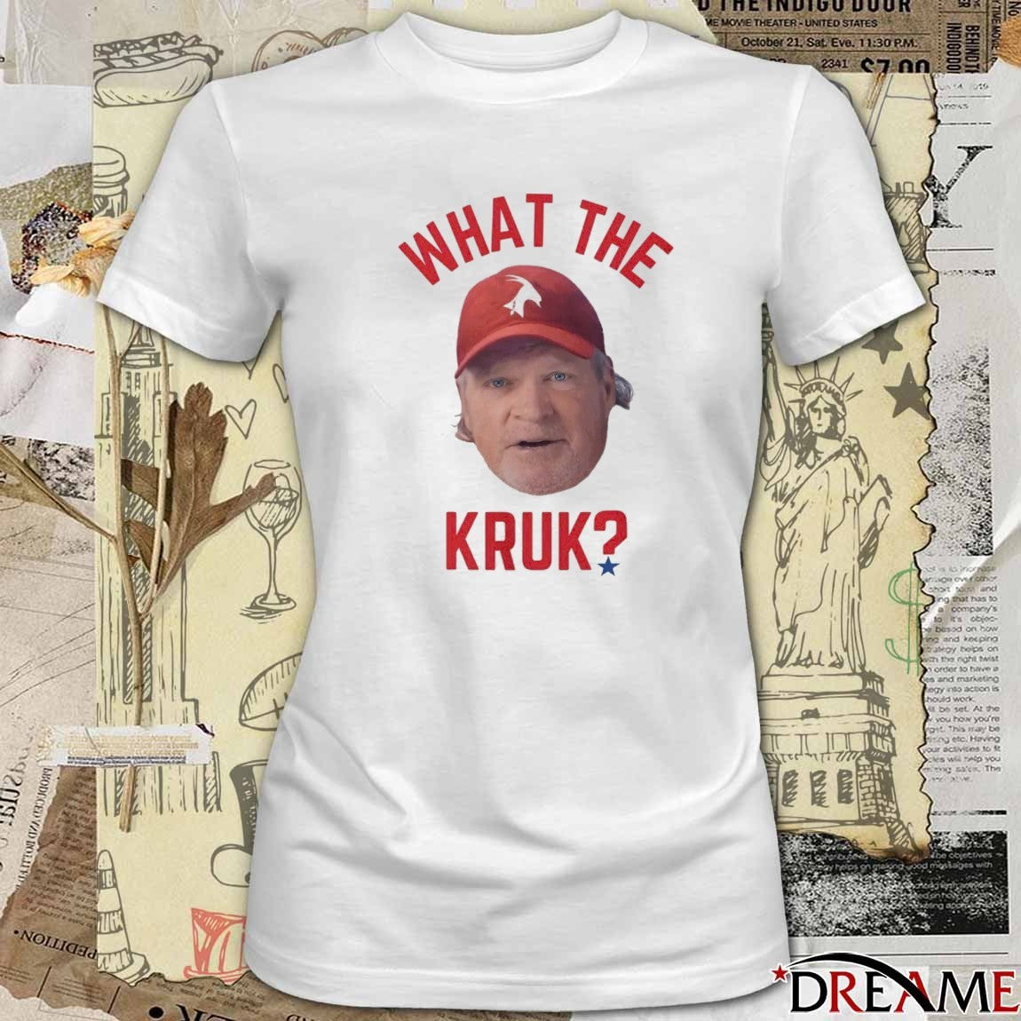 John Kruk What The Kruk Philadelphia Phillies MLB t-shirt