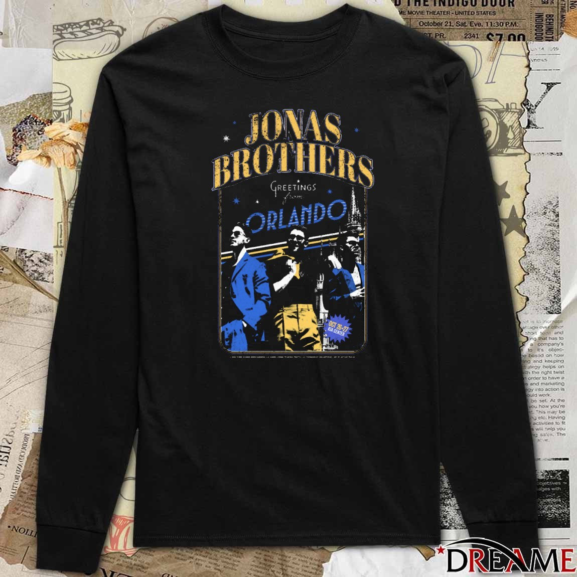 Jonas Brothers October 26-27 2025 Greeting From Orlando Kia Center t-shirt