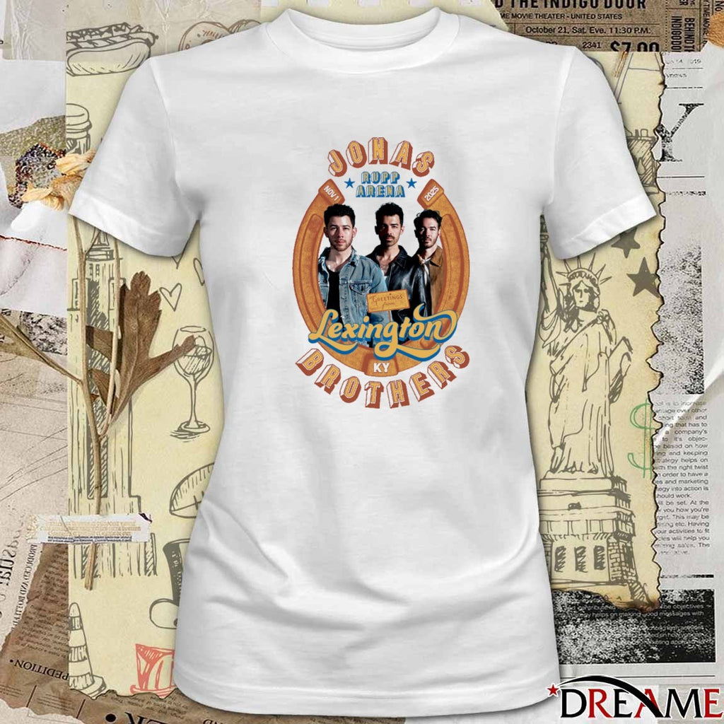Jonas Brothers Rupp Arena Greetings From Lexington KY November 1 2025 t-shirt