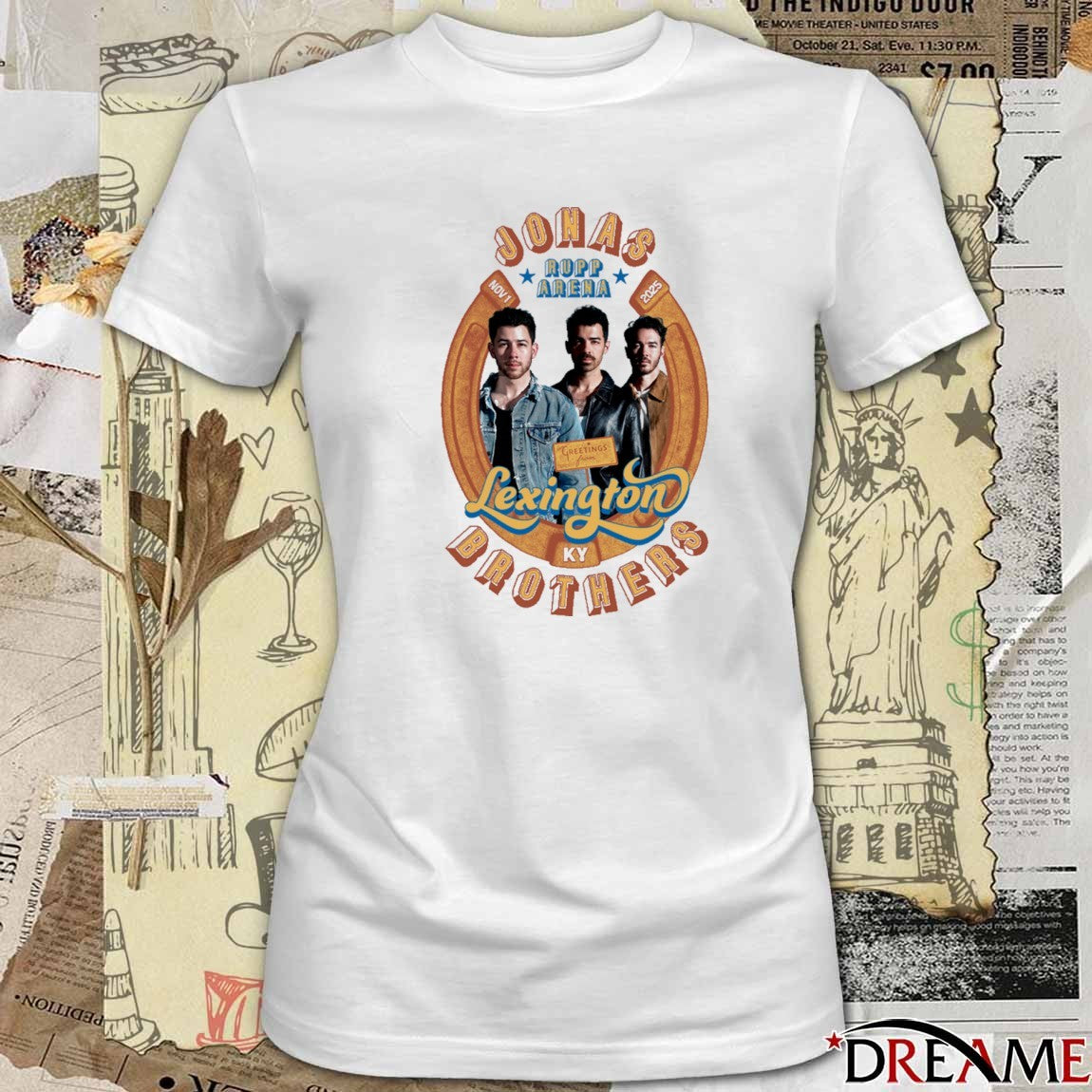 Jonas Brothers Rupp Arena Greetings From Lexington KY November 1 2025 t-shirt