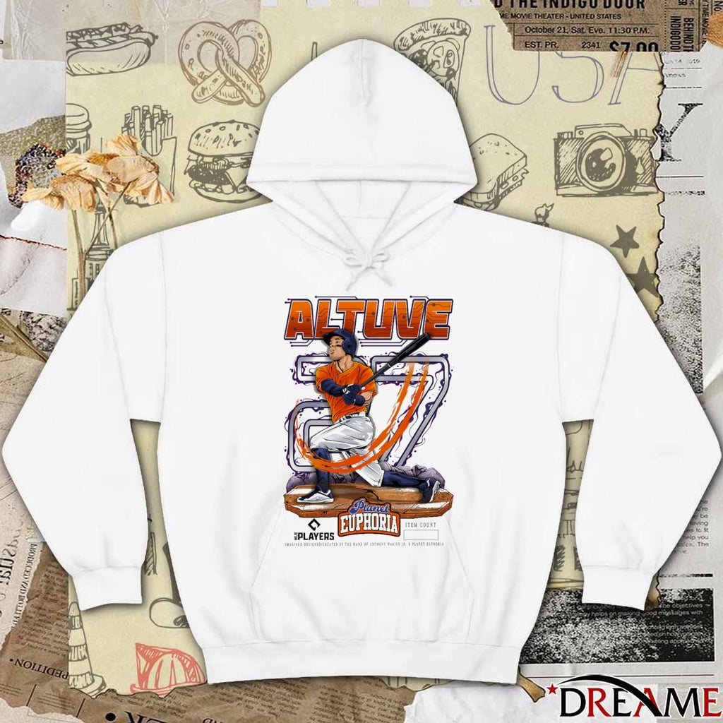 Jose Altuve Houston Astros MLB 2026 Planet Euphoria Art t-shirt