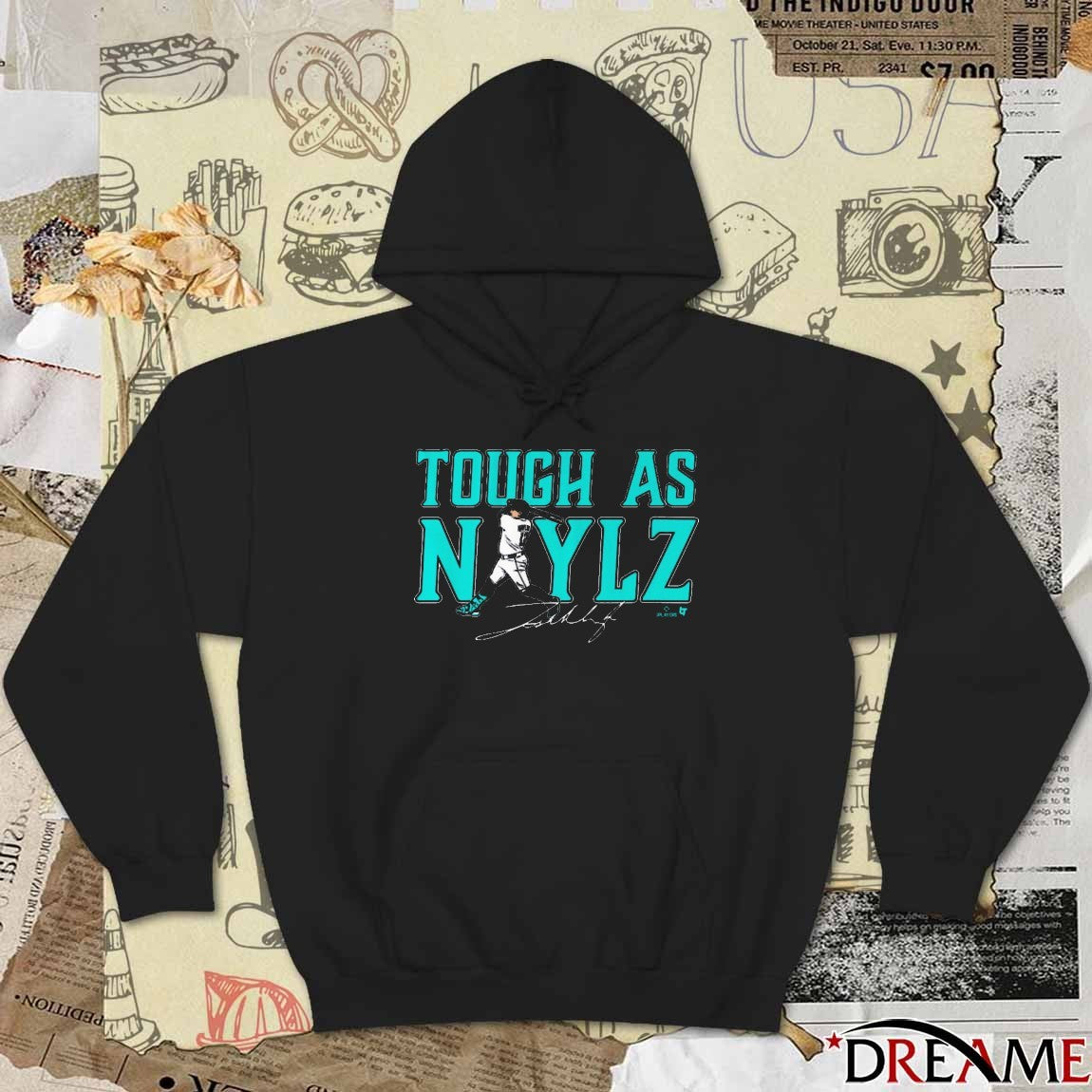 Josh Naylor Tough as Naylz Seattle Mariners MLB Signature 2025 t-shirt