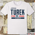Josh Turek For Iowa U.S Senate Logo t-shirt