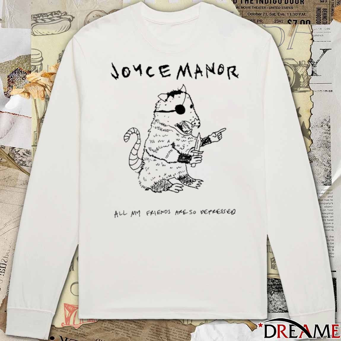 Joyce Manor All My Friends Are So Depressed Painting t-shirt
