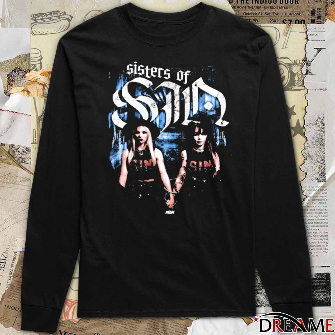 Julia Hart And Skye Blue Sisters of Sin AEW 2025 t-shirt