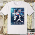 Julio Rodriguez And Cal Raleigh Seattle Mariners 2025 Sporting News AL All-Star Team Signatures Poster t-shirt