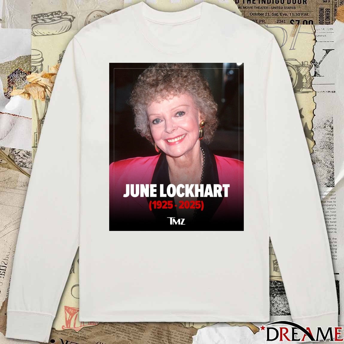 June Lockhart A Legendary Television Actress Of The 1950s ’60s And ’70s Has Died 1925 – 2025 Poster t-shirt