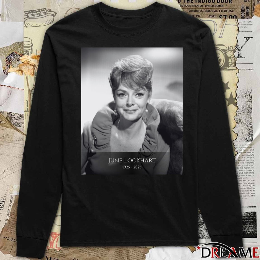 June Lockhart Has Died At 100 Of Natural Causes 1925 – 2025 Fox News Poster t-shirt