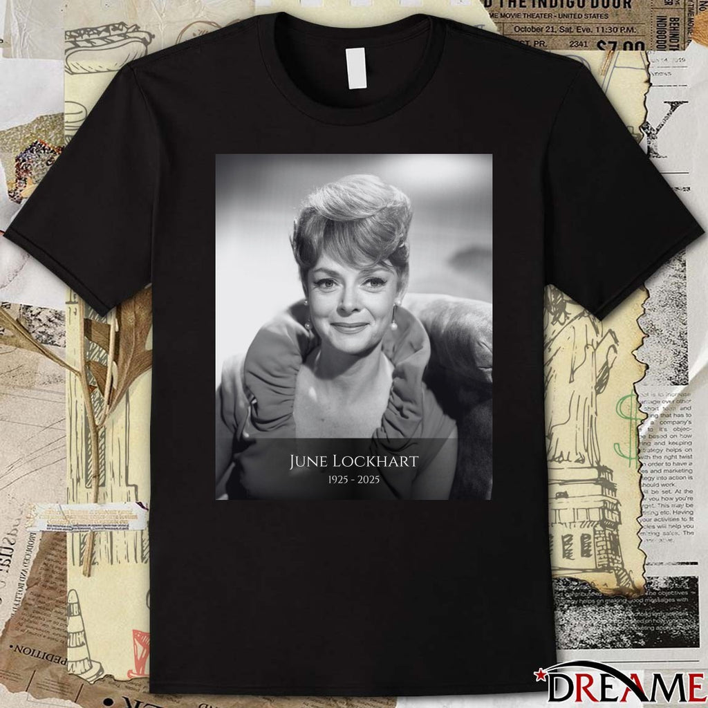 June Lockhart Has Died At 100 Of Natural Causes 1925 – 2025 Fox News Poster t-shirt