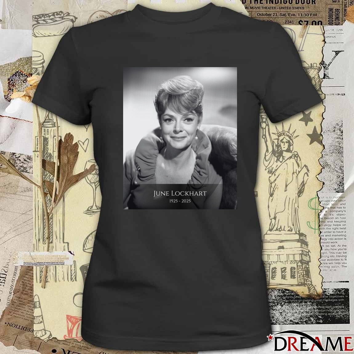 June Lockhart Has Died At 100 Of Natural Causes 1925 – 2025 Fox News Poster t-shirt