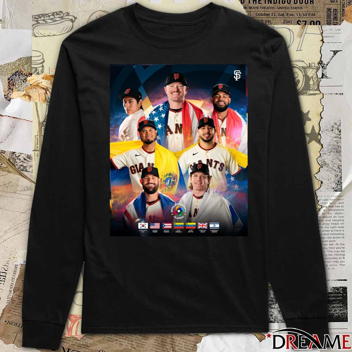 Jung Hoo Lee, Logan Webb San Francisco Giants World Baseball Classic Poster t-shirt