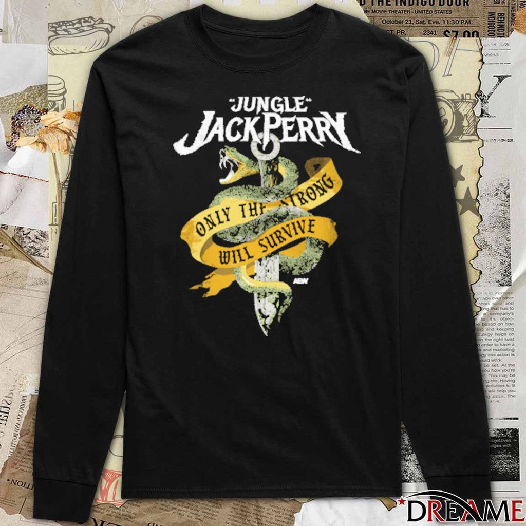 Jungle Jack Perry – Only the Strong Will Survive AEW t-shirt