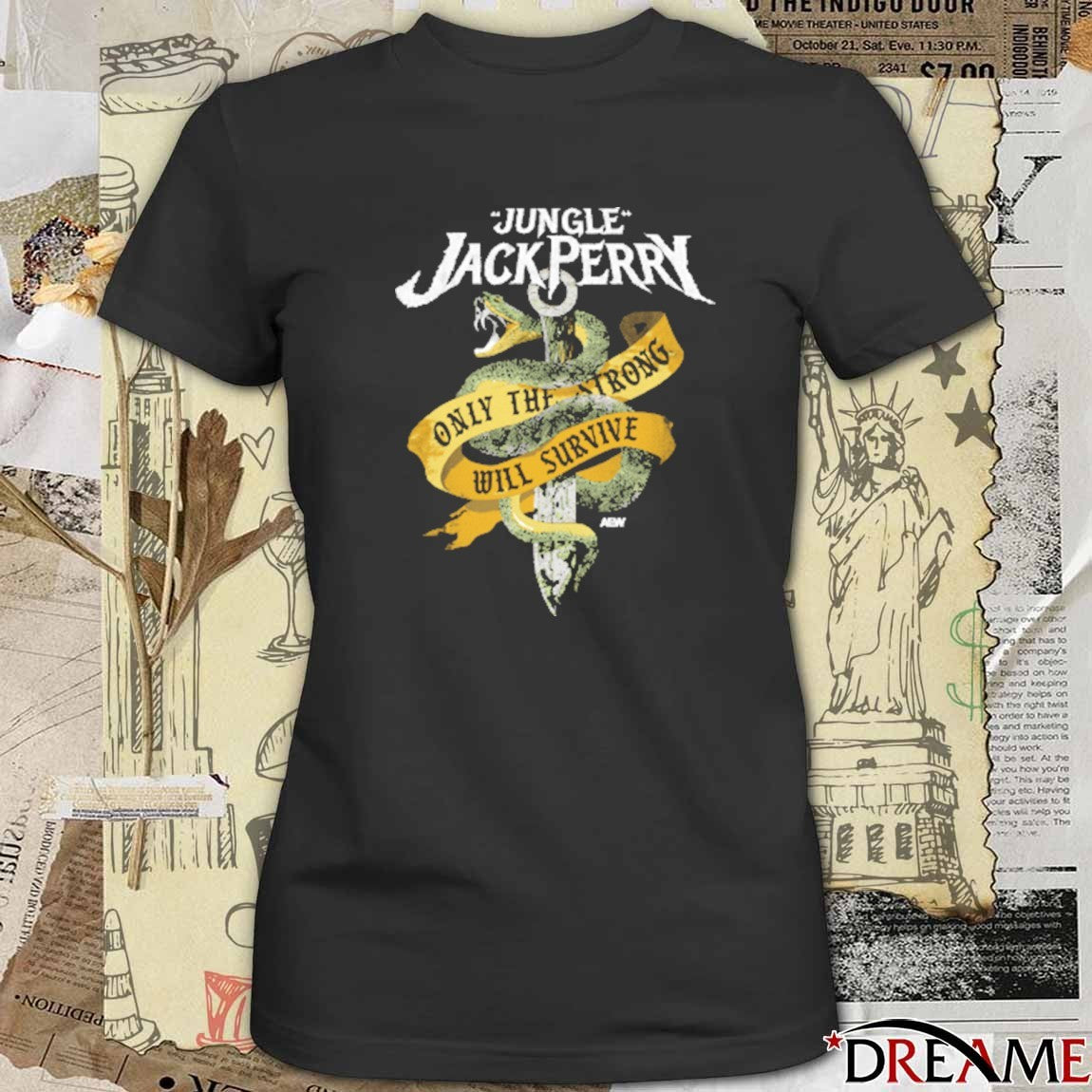 Jungle Jack Perry – Only the Strong Will Survive AEW t-shirt