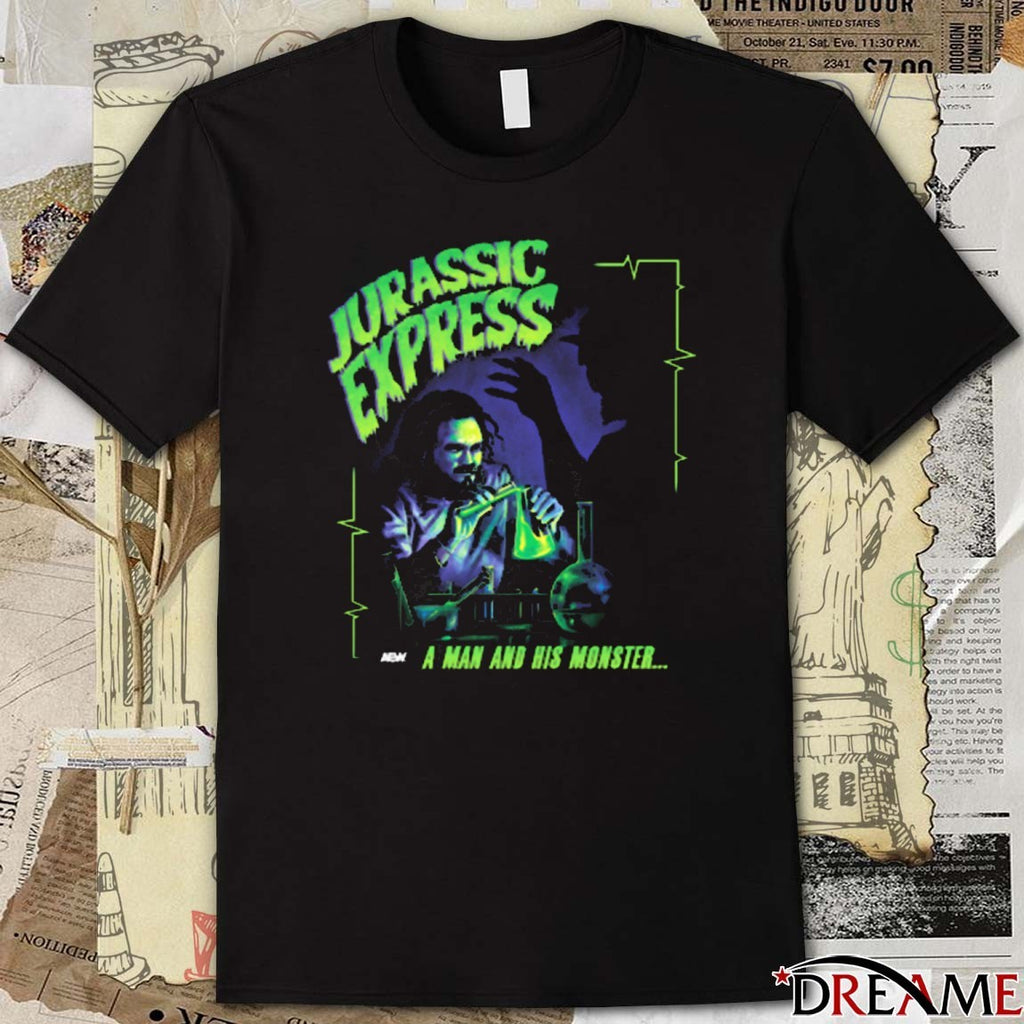 Jurassic Express It’s Alive A Man And His Monster AEW 2025 t-shirt