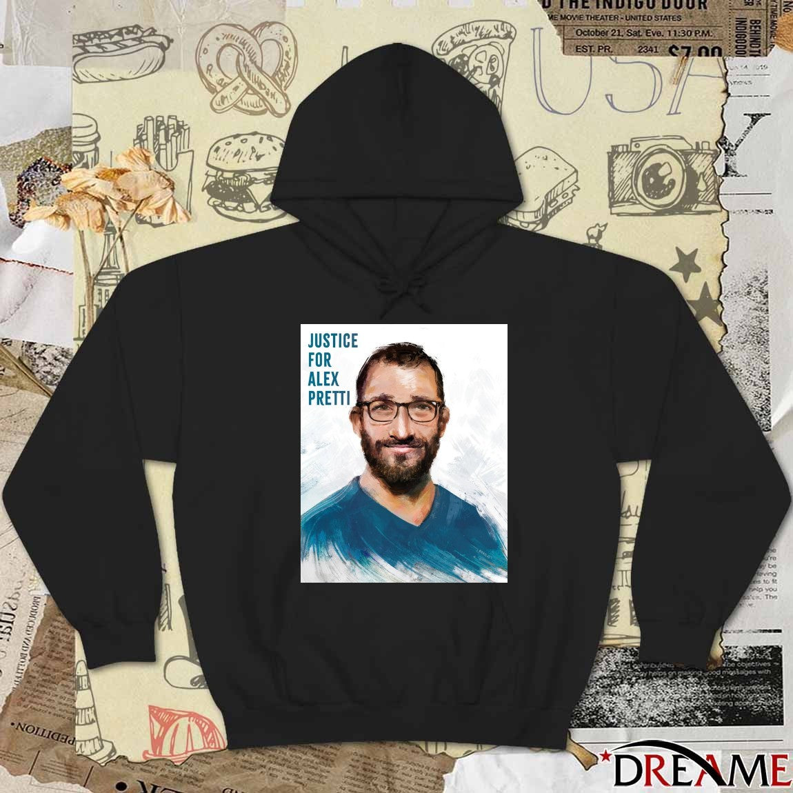 Justice For Alex Pretti 37 Year Old ICU Nurse Poster t-shirt