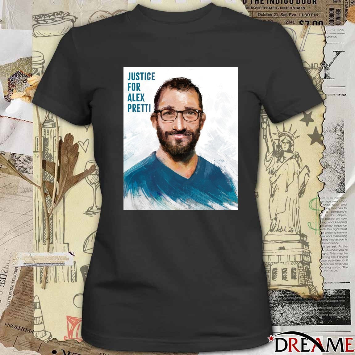 Justice For Alex Pretti 37 Year Old ICU Nurse Poster t-shirt