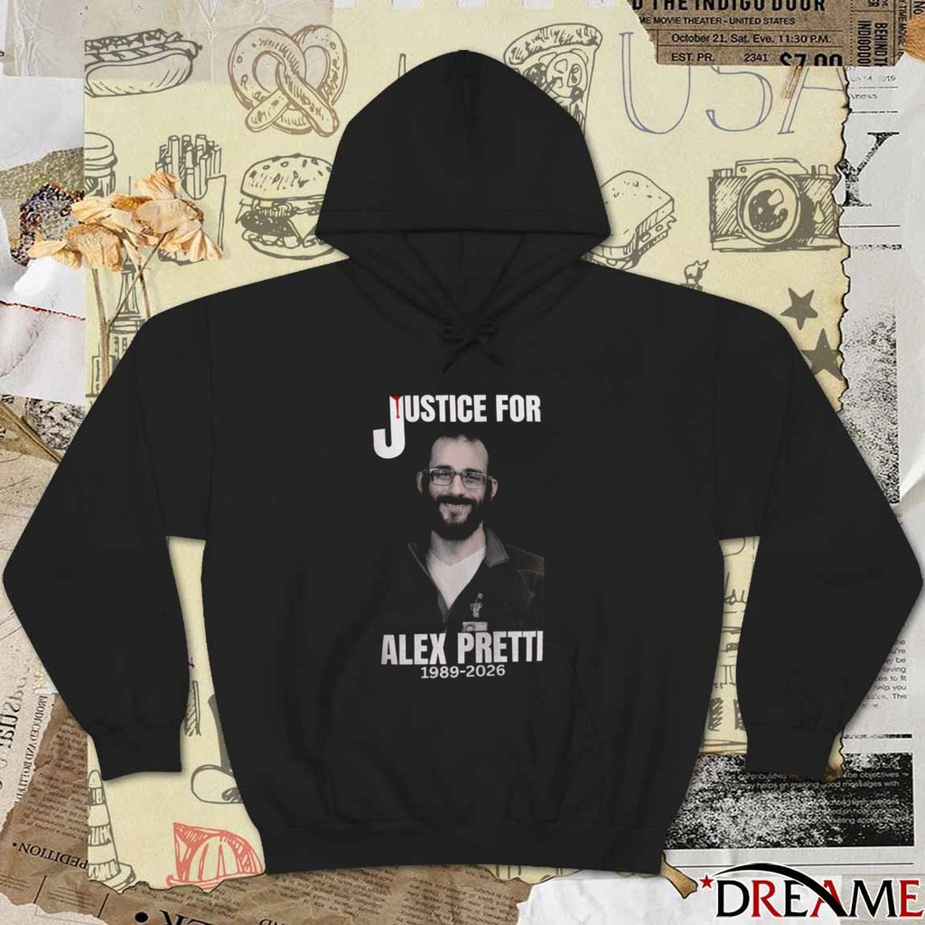 Justice for Alex Pretti 1989 – 2026 t-shirt
