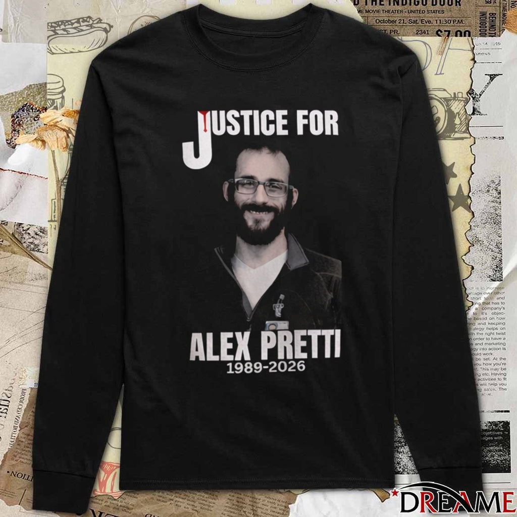 Justice for Alex Pretti 1989 – 2026 t-shirt