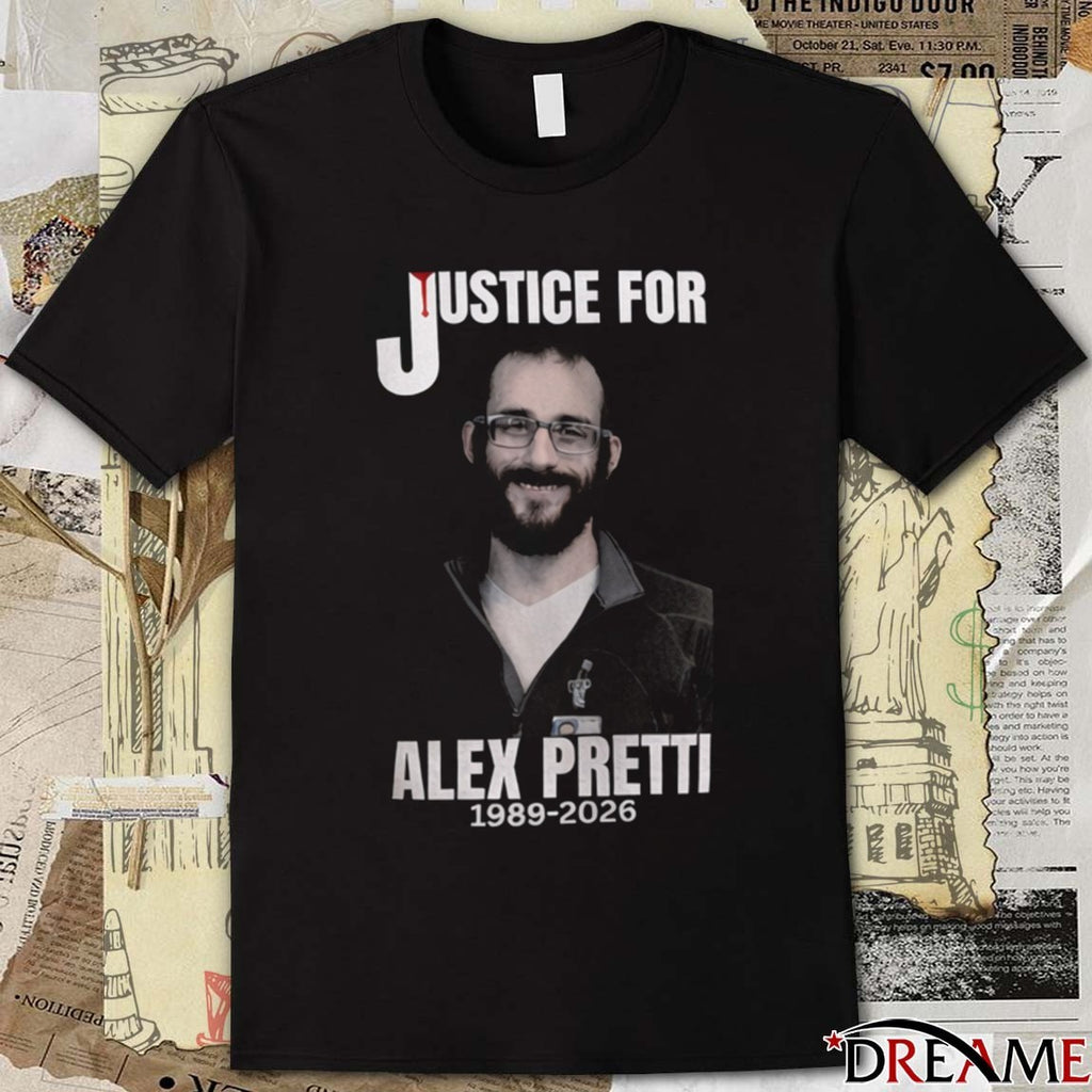 Justice for Alex Pretti 1989 – 2026 t-shirt