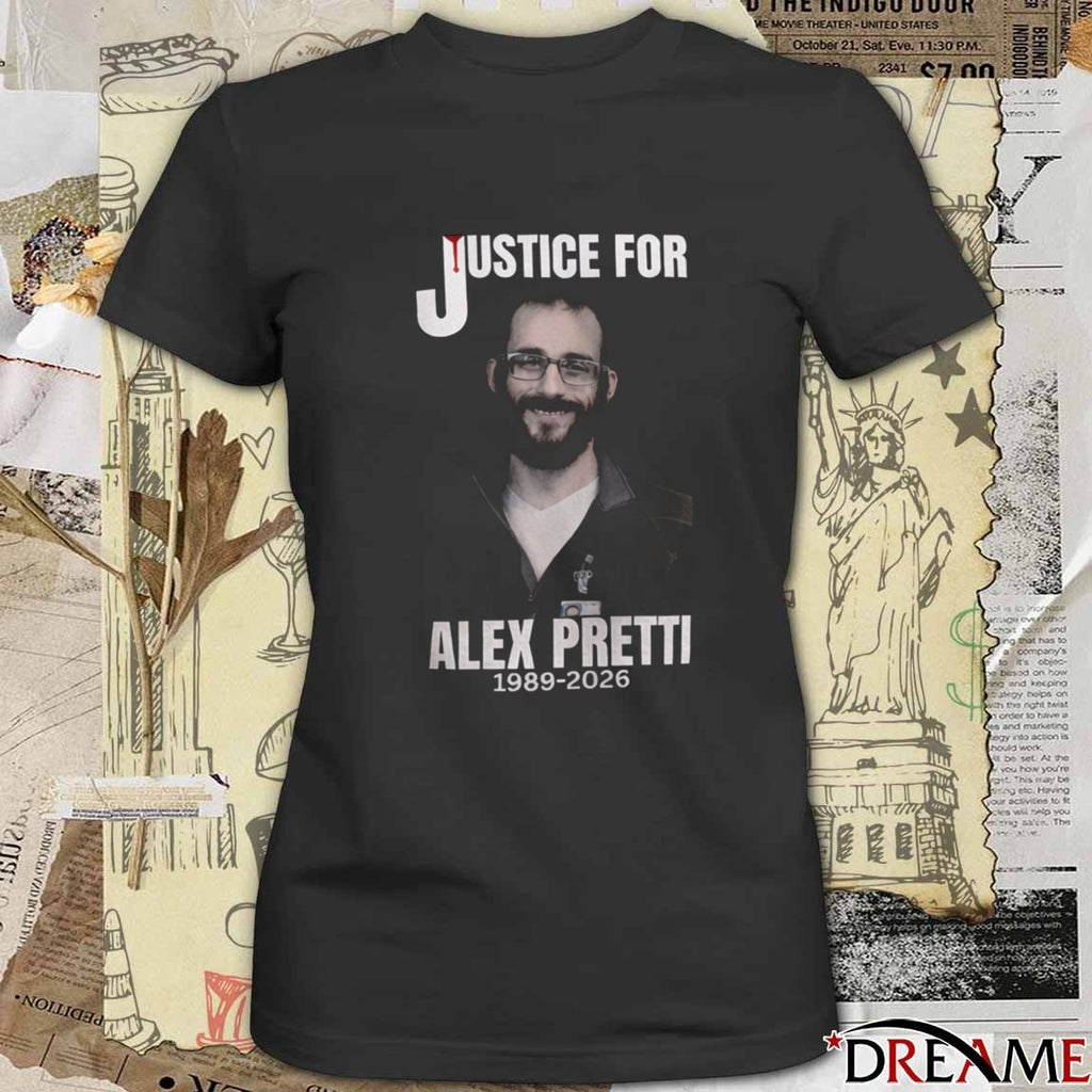 Justice for Alex Pretti 1989 – 2026 t-shirt
