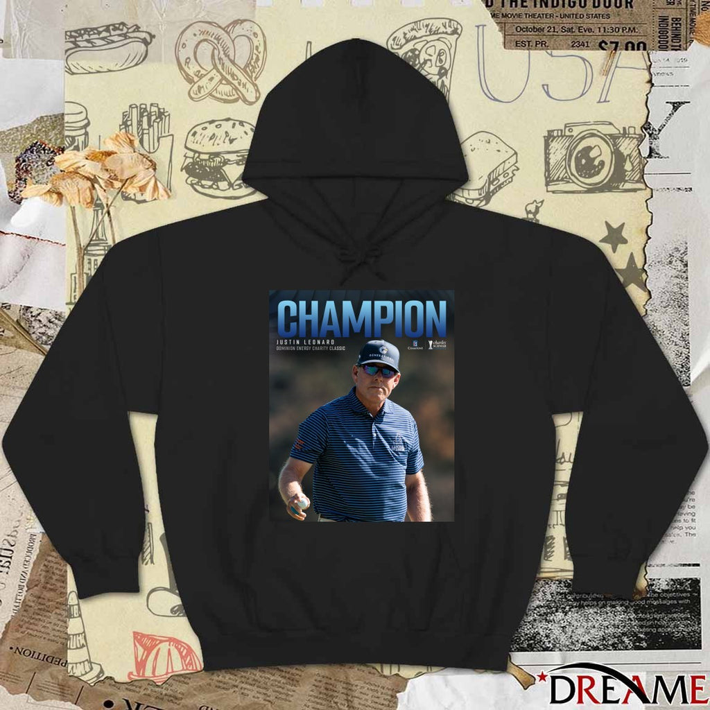 Justin Leonard Dominion Energy Charity Classic PGA Tour Champions Charles Schwab Cup 2025 Poster t-shirt