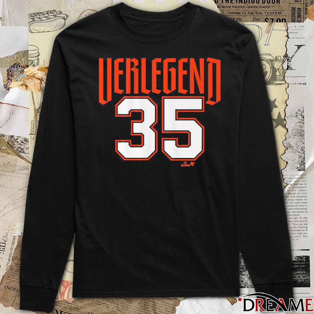 Justin Verlander 35 Detroit Tigers MLB Verlegend t-shirt