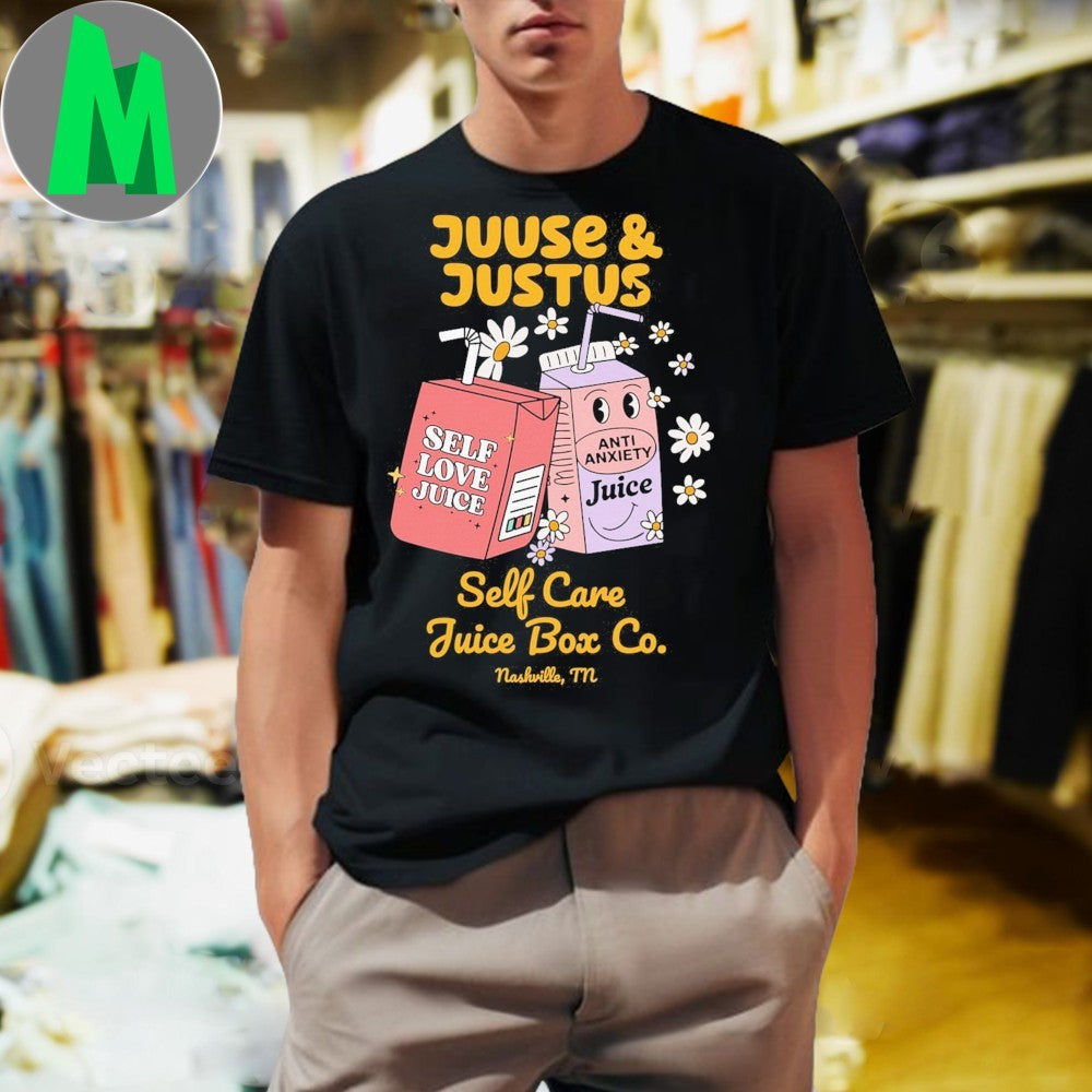Juuse & Justus Self Care Juice Box Co. Nashville TN T-Shirt