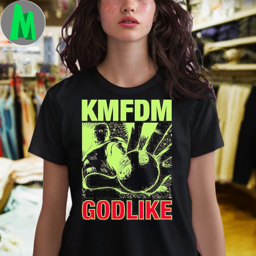 KMFDM Godlike Industrial Band Graphic T-Shirt