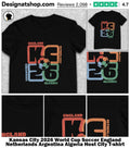 Kansas City 2026 World Cup Soccer England Netherlands Argentina Algeria Host City shirt