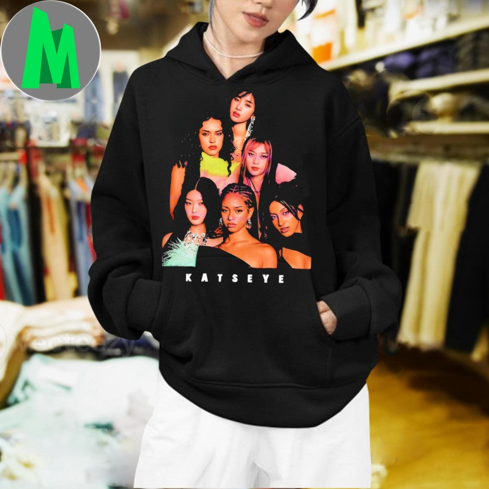 Katseye Kpop Girl Group Portrait Glam Style Shirt
