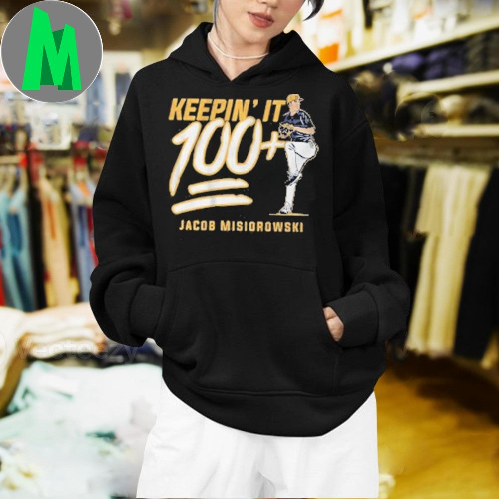 Keepin’ It 100+ Jacob Misiorowski Milwaukee Baseball Shirt