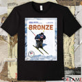 Kendall Gretsch Para Biathlon Women’s Individual Sitting Paralympic Winter Games Bronze Medal Poster t-shirt