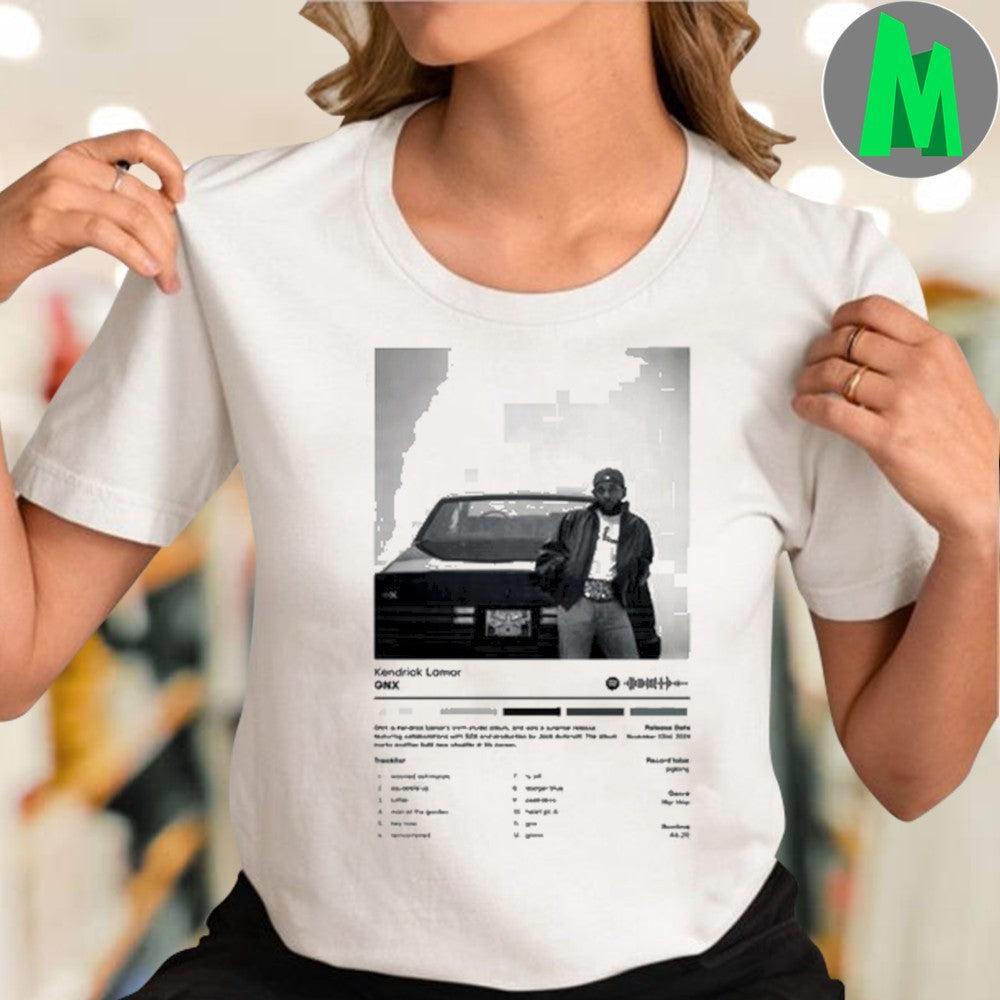 Kendrick Lamar GNX Album Cover Art Music Graphic T-Shirt