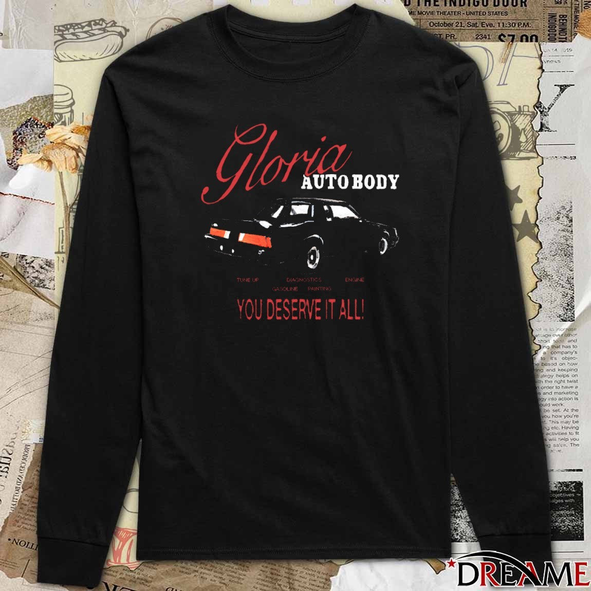 Kendrick Lamar You Deserve It All Gloria Auto Body t-shirt
