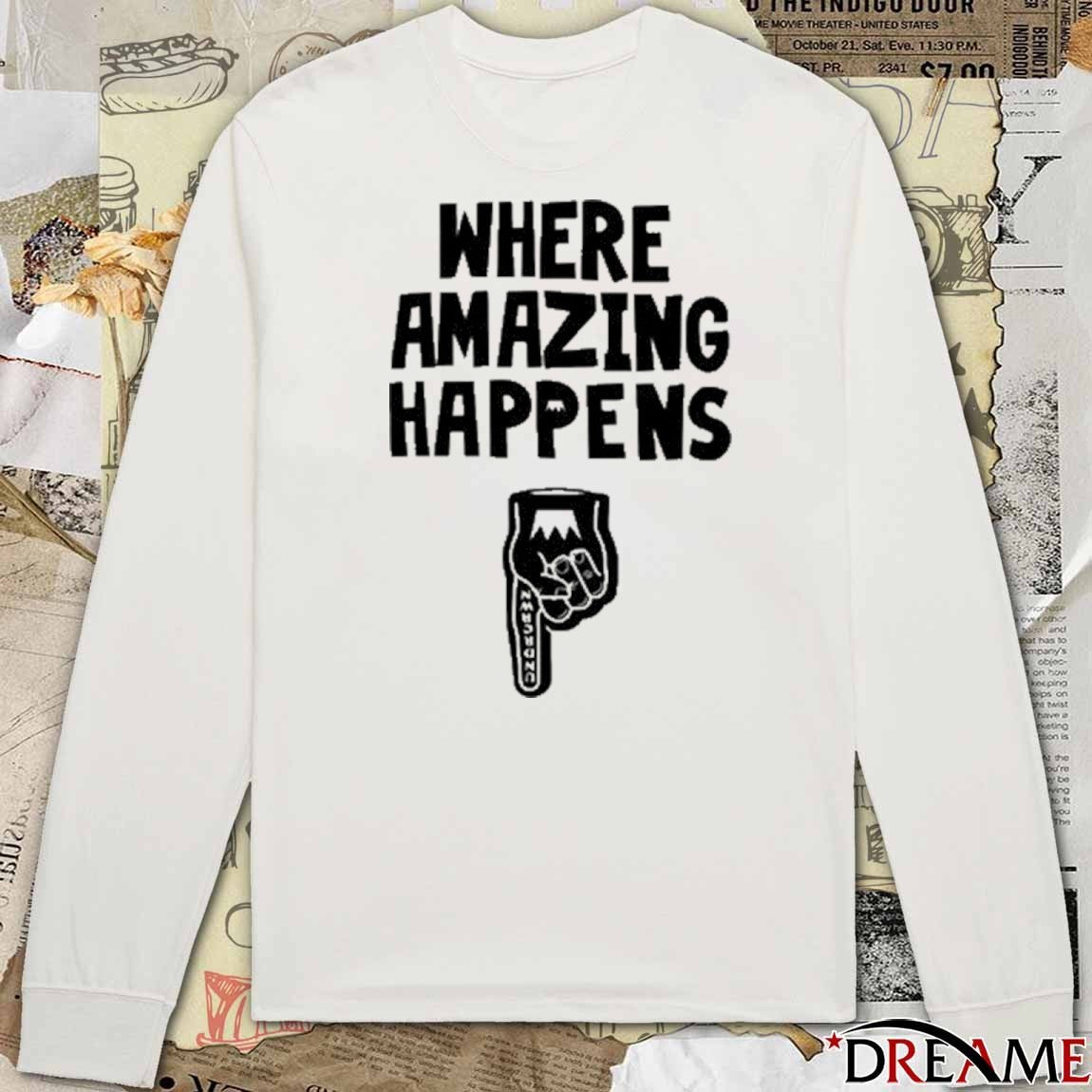 Kevin Durant Where Amazing Happens New t-shirt