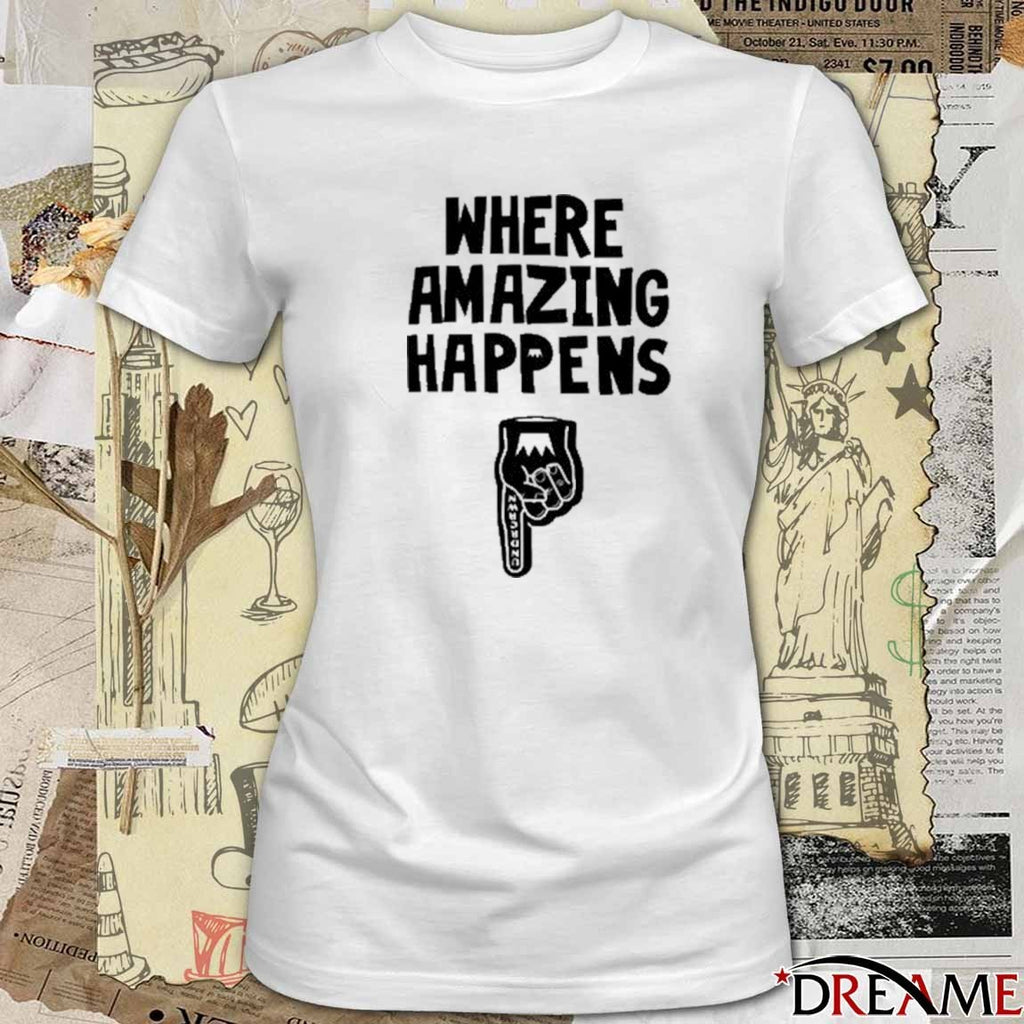 Kevin Durant Where Amazing Happens New t-shirt