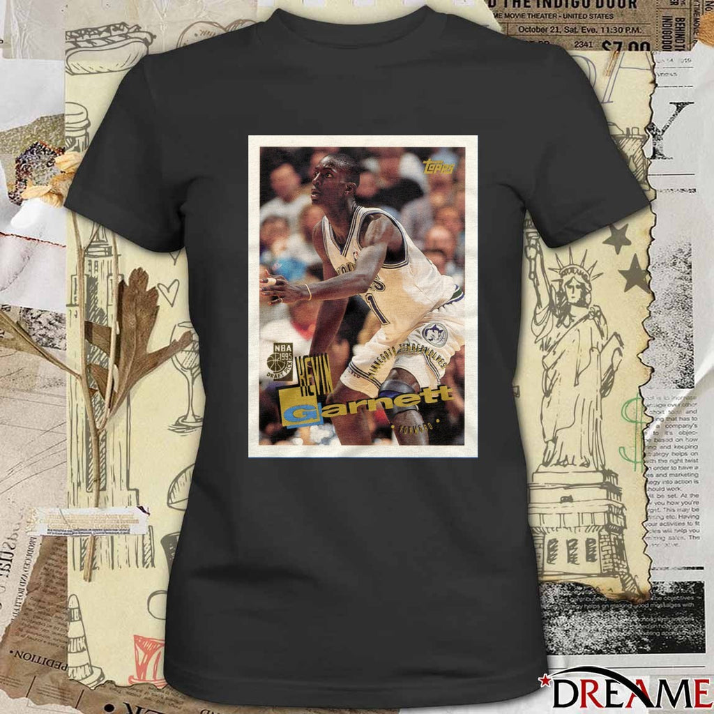 Kevin Garnett Minnesota Timberwolves 2026 NBA Basketball Topps Trading Card Player t-shirt
