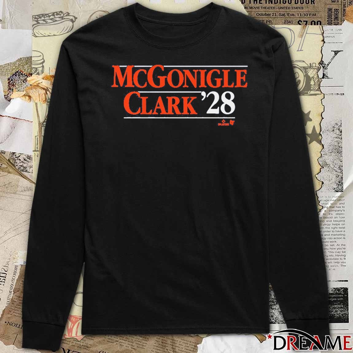 Kevin McGonigle-Max Clark ’28 Detroit Tigers Baseball t-shirt