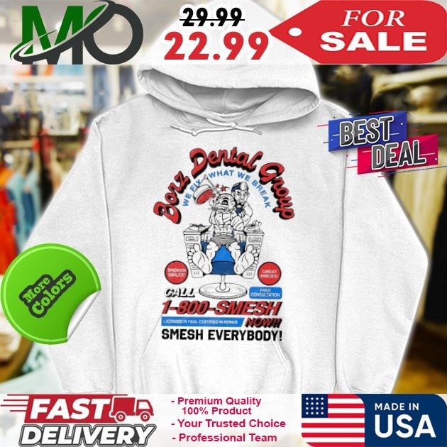 Khamzat Chimaev Borz Dental Group We Fix What We Break Smesh Everybody Call Now Shirt
