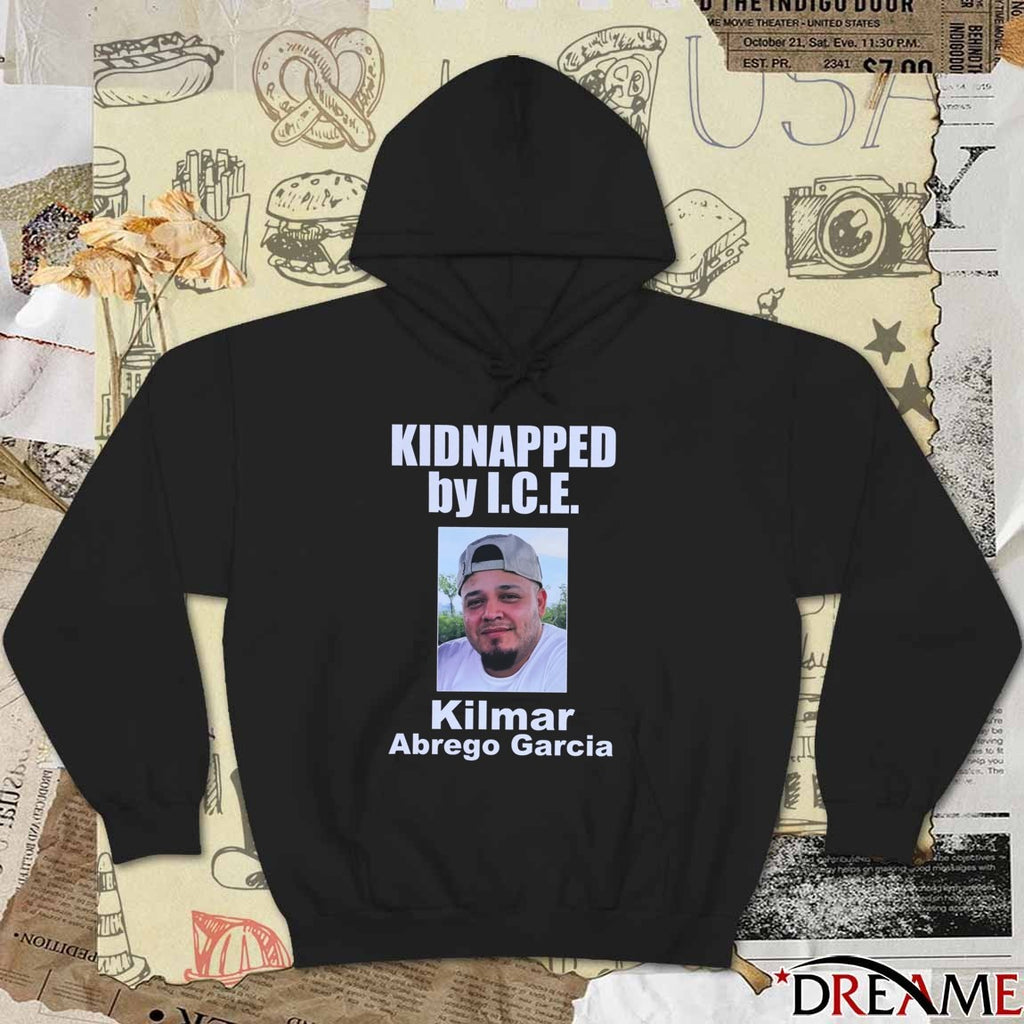 Kidnapped By ICE Kilmar Abrego Garcia 2025 t-shirt