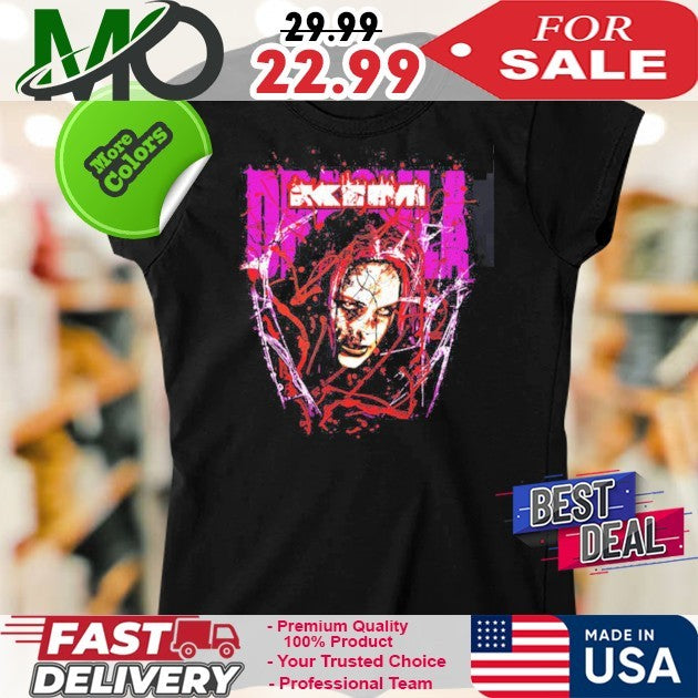Kim Dracula Bloody Face Metalcore Music Graphic T-Shirt