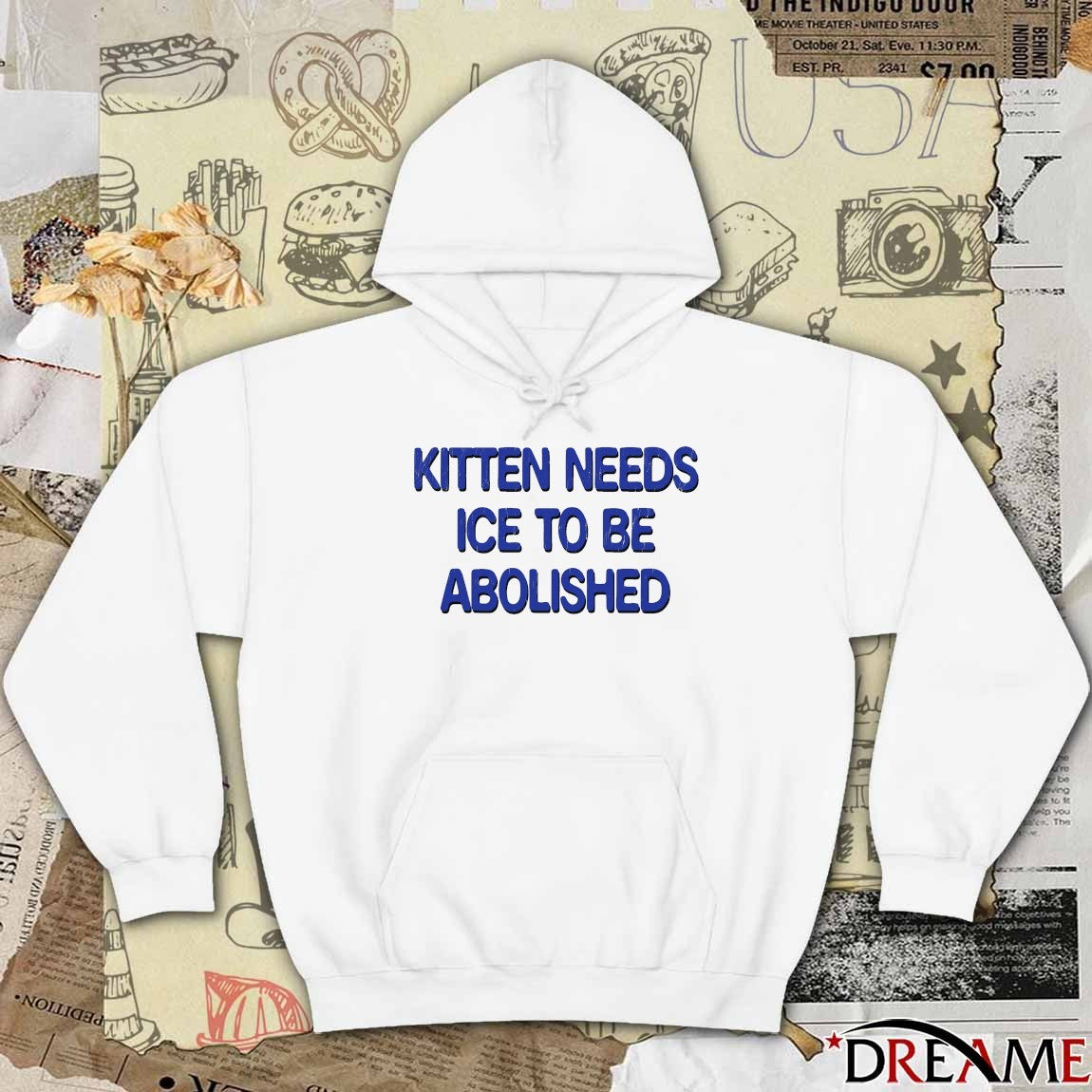 Kitten Needs Ice To Be Abolished 2026 t-shirt