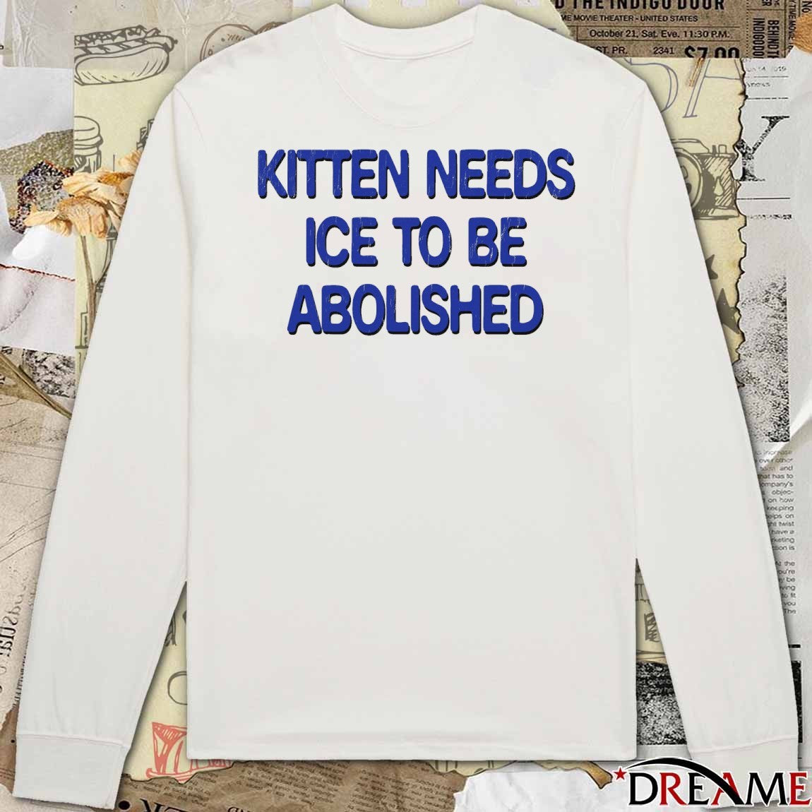 Kitten Needs Ice To Be Abolished 2026 t-shirt
